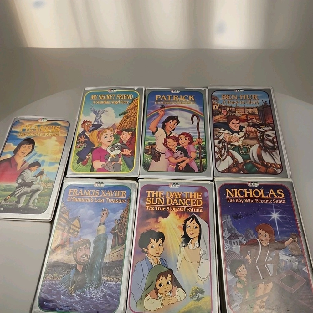 Vintage CCC Animated Stories from the Bible VHS Lot | Nest‎ Family Entertainment